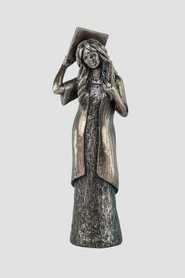 Genesis Bronze Your Graduation Girl Sculpture* Homeware