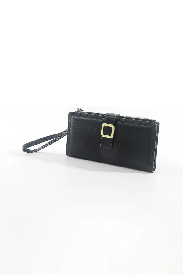 SOUL Accessories Buckle Purse With Wrist Strap In Black* Accessories