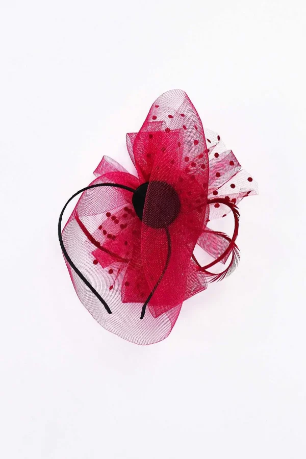 SOUL Accessories Burgundy Hairband Fascinator* Fascinators