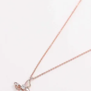 Cherish Butterfly Necklace In Rose Gold*Women As Seen On Social