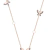 Tipperary Crystal Jewellery Butterfly Rose Gold Necklace* Boxed Gifts