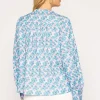 Rowen Avenue Button Blouse In Blue*Women Tops & Blouses