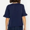 Rowen Avenue Button Blouse In Navy*Women Tops & Blouses