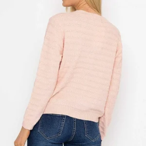 J'aime la Vie Button Up Cardigan In Pink*Women Jumpers & Cardigans