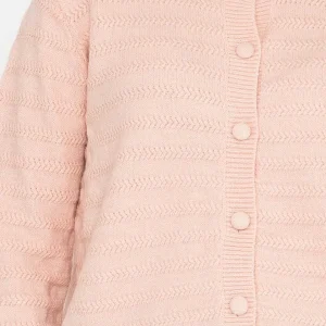 J'aime la Vie Button Up Cardigan In Pink*Women Jumpers & Cardigans
