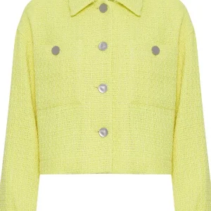 B.Young Bydadena Yellow Tweed Jacket*Women Coats & Jackets