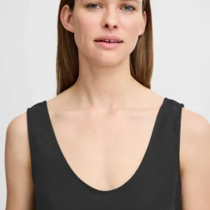 B.Young Byfalakka Black Vest Top*Women Tops & Blouses