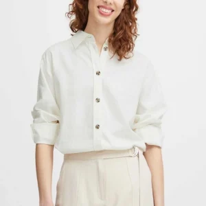 B.Young Byfalakka White Shirt*Women Tops & Blouses