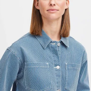 B.Young Bykasio Denim Shirt Jacket*Women Coats & Jackets