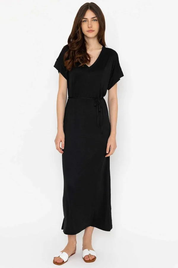 B.Young Bypireni Black Midi Dress*Women Dresses & Jumpsuits