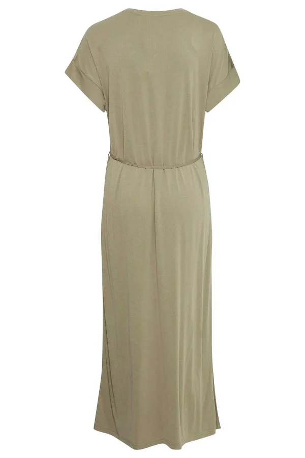 B.Young Bypireni Khaki Green Midi Dress*Women Dresses & Jumpsuits