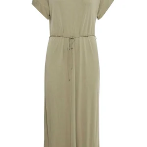 B.Young Bypireni Khaki Green Midi Dress*Women Dresses & Jumpsuits