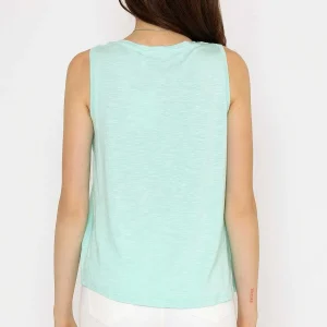 B.Young Bysilti Aqua Blue Sleeveless Top*Women Tops & Blouses