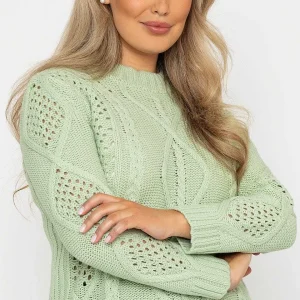 Kelly & Grace Weekend Cable Knit Crew Neck*Women Jumpers & Cardigans