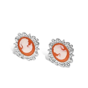 Newbridge Silverware Jewellery Cameo Earrings* Boxed Gifts