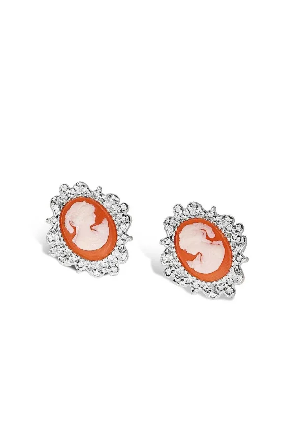 Newbridge Silverware Jewellery Cameo Earrings* Boxed Gifts