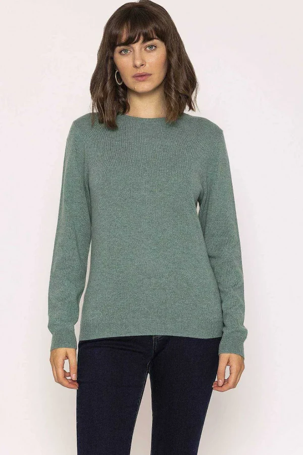 Rowen Avenue 100% Cashmere Knit In Sage*Women Jumpers & Cardigans