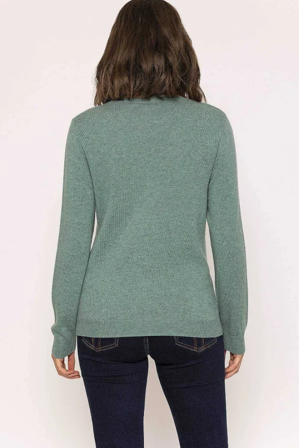 Rowen Avenue 100% Cashmere Knit In Sage*Women Jumpers & Cardigans