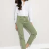 Kelly & Grace Weekend Casual Jean Pants In Green*Women Jeans & Trousers