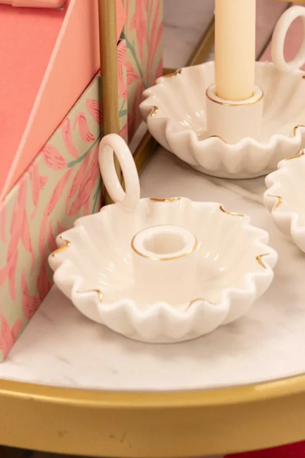 Carraig Donn Dwell Ceramic Dinner Candle With Carrier* Homeware