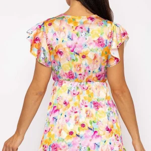 Pala D'oro Cheryl Mini Dress In Multi Print* Sale Dresses