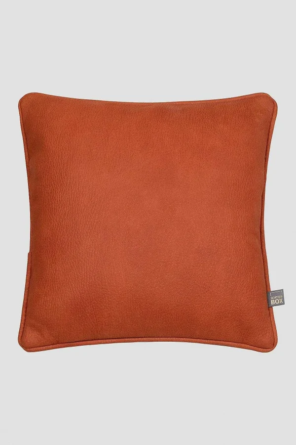 Scatter Box Chloe Orange Textured Cushion* Homeware