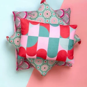 Carraig Donn Dwell Chloe Pink Printed Cushion* Homeware