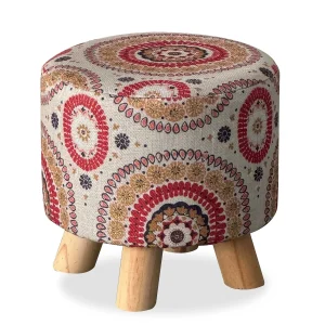 Carraig Donn HOME Circle Pattern Footstool* Homeware