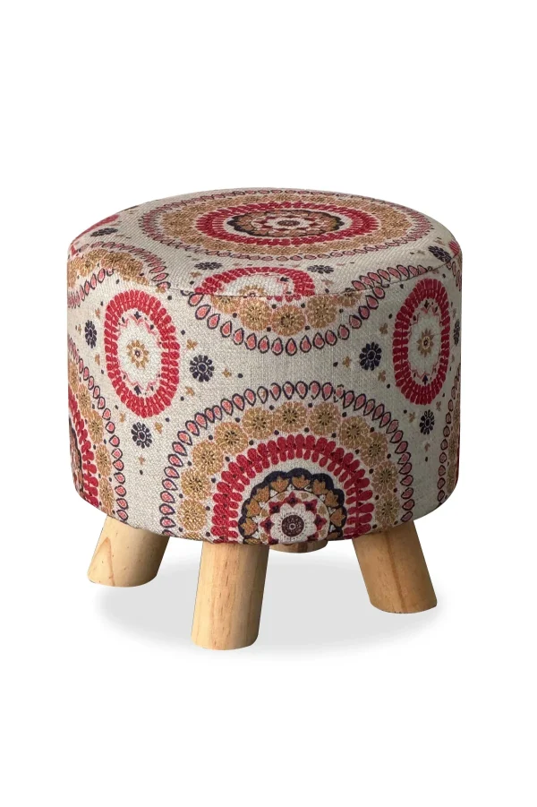 Carraig Donn HOME Circle Pattern Footstool* Homeware