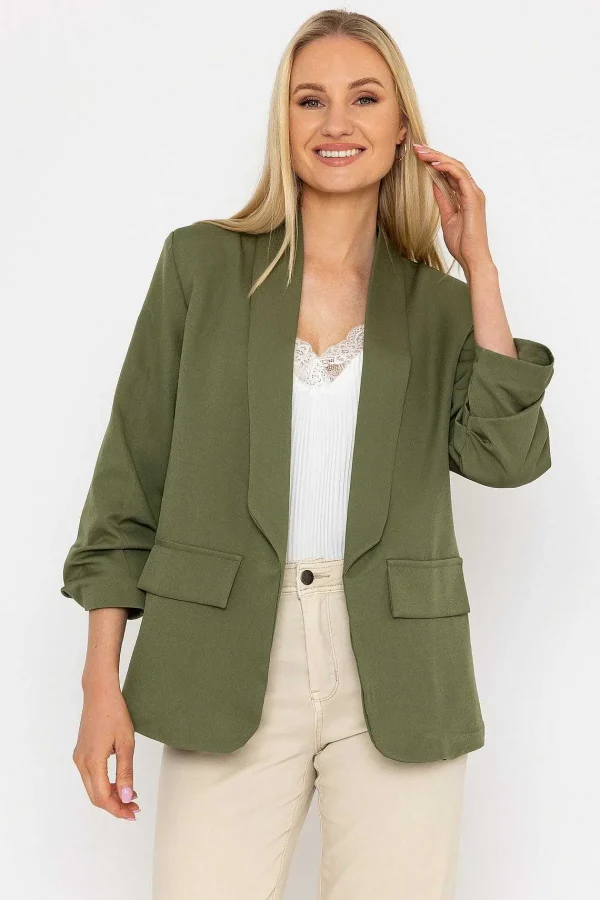 Pala D'oro Classic Blazer In Khaki*Women Blazers