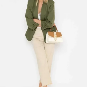 Pala D'oro Classic Blazer In Khaki*Women Blazers