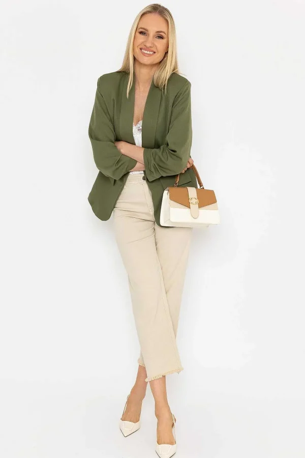 Pala D'oro Classic Blazer In Khaki*Women Blazers