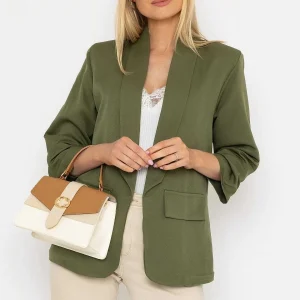 Pala D'oro Classic Blazer In Khaki*Women Blazers