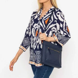 SOUL Accessories Classic Crossbody Front Zip Bag In Navy* Accessories
