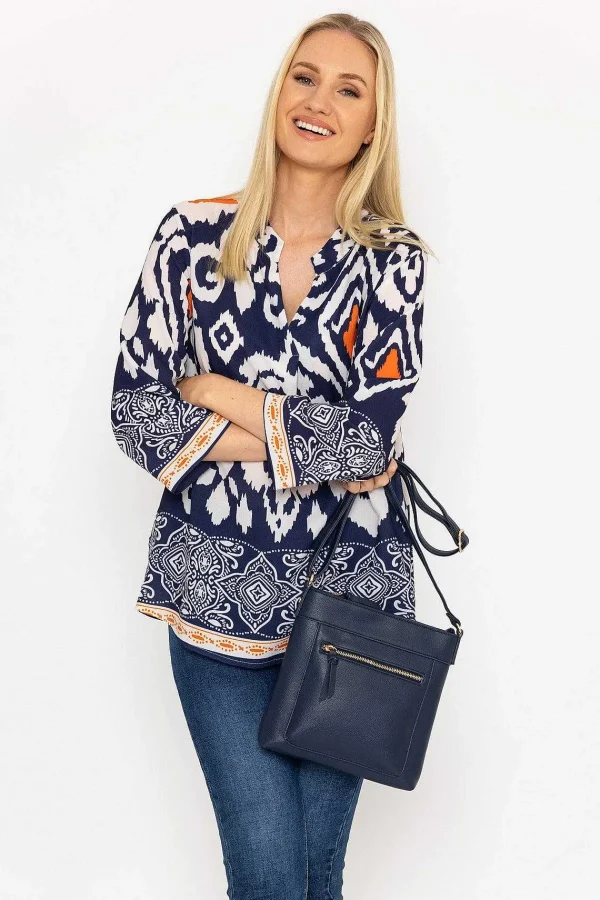 SOUL Accessories Classic Crossbody Front Zip Bag In Navy* Accessories