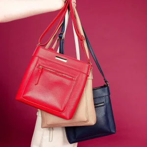 SOUL Accessories Classic Crossbody Front Zip Bag In Navy* Accessories
