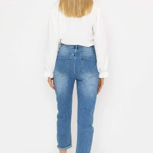 Pala D'oro Classic High Waisted Denim Jeans*Women Jeans & Trousers