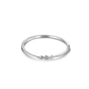 Newbridge Silverware Jewellery Clear Stone Bangle* Boxed Gifts