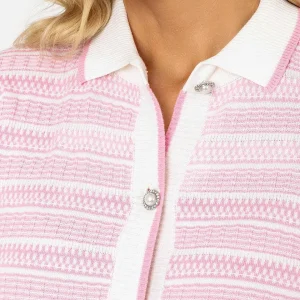 Voulez Vous Collar Cardigan In Pink*Women Jumpers & Cardigans