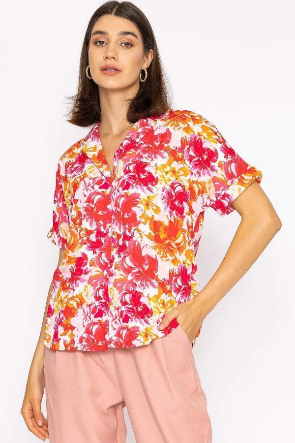 Rowen Avenue Collar Shirt In Floral Print*Women Tops & Blouses