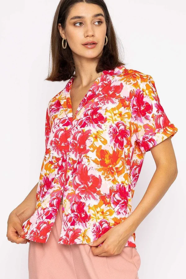 Rowen Avenue Collar Shirt In Floral Print*Women Tops & Blouses