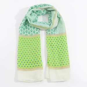 SOUL Accessories Contrast Green Print Scarf* Accessories