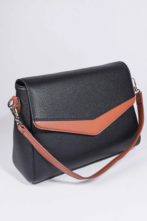 SOUL Accessories Contrast Texture Crossbody In Black* Accessories