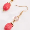 Soul Jewellery Coral Beaded Earrings*Women April Edit