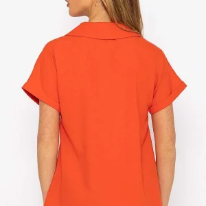 Rowen Avenue Coral Camp Collar Shirt*Women Tops & Blouses