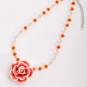 Soul Jewellery Coral Flower Necklace*Women April Edit