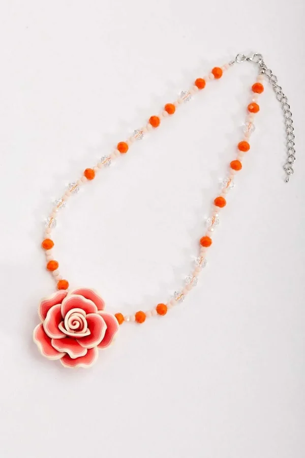 Soul Jewellery Coral Flower Necklace*Women April Edit