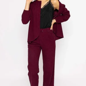 Rowen Avenue Cord Wide Leg Pant In Plum*Women Jeans & Trousers