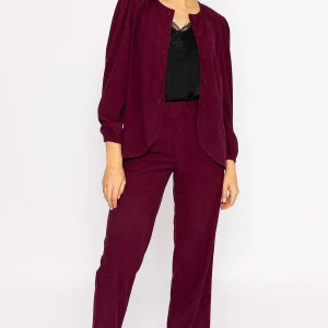 Rowen Avenue Cord Wide Leg Pant In Plum*Women Jeans & Trousers