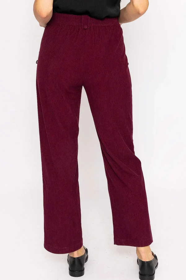 Rowen Avenue Cord Wide Leg Pant In Plum*Women Jeans & Trousers